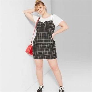 WILD FABLE STRAPPY STRIPED MINI DRESS